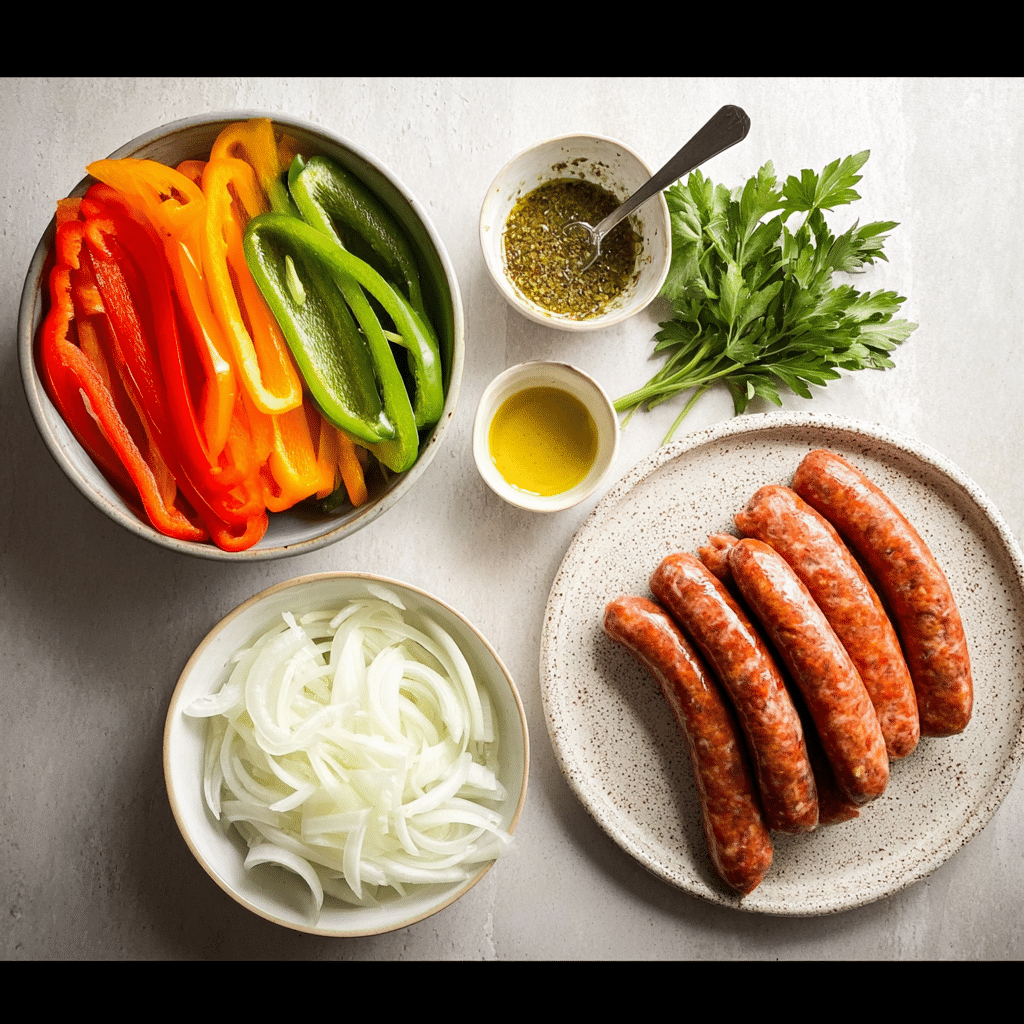 One-Pan Italian Sausage and Peppers Recipe
