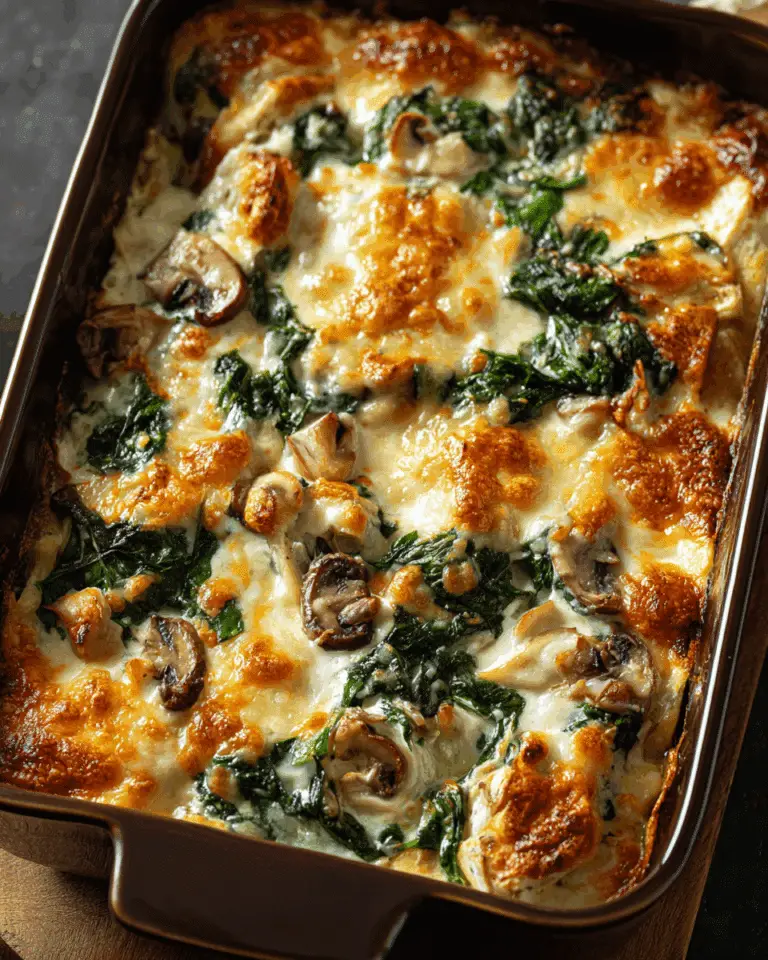 Creamy Chicken and Spinach Casserole Recipe