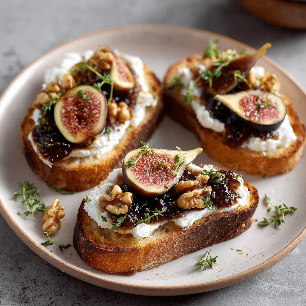Caramelized Fig and Ricotta Toast Recipe