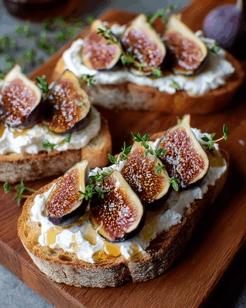 "Caramelized Fig and Ricotta Toast Recipe