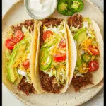 Juicy Slow Cooker Pulled Beef Tacos