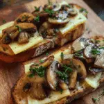 Mushroom Brie Crostini Recipe