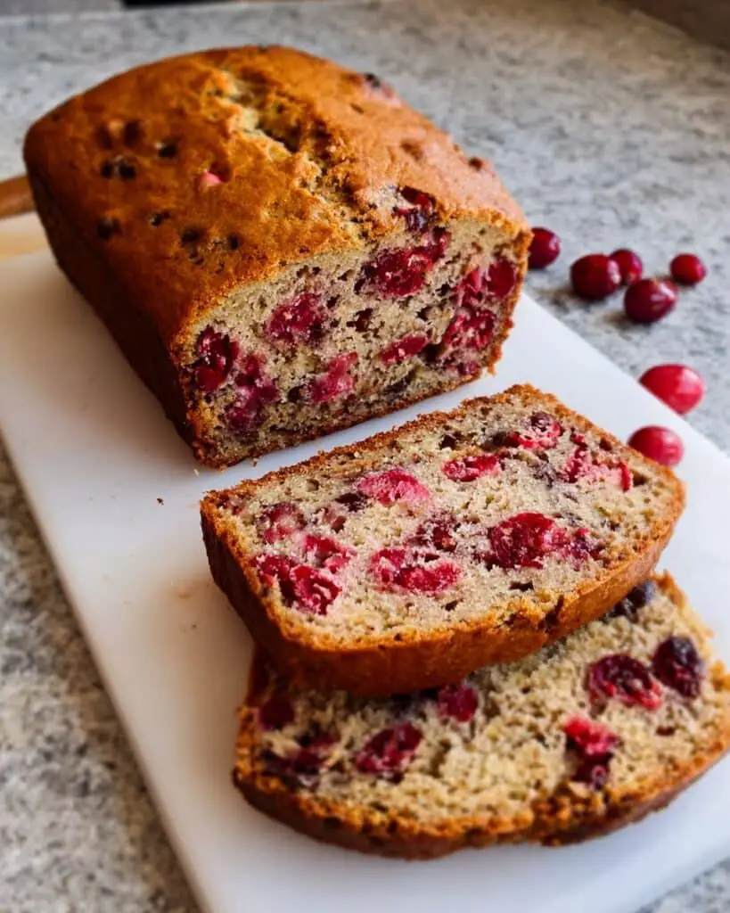 Easy Cranberry Banana Nut Bread Recipe