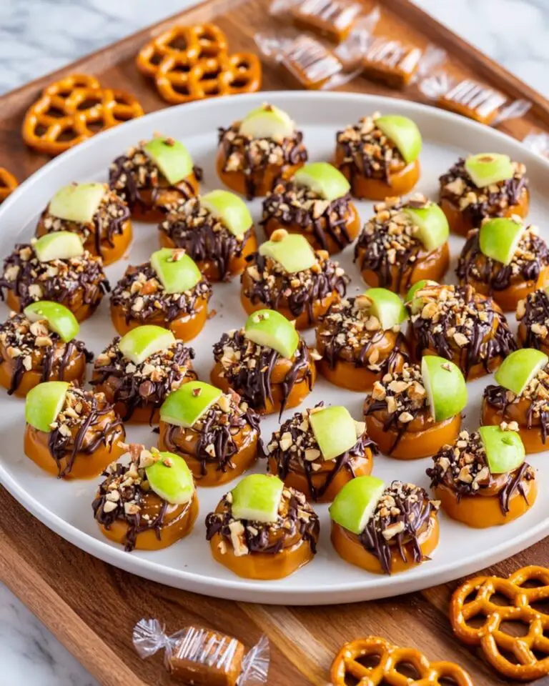 Caramel Apple Pretzel Bites Recipe