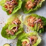 Buffalo Chicken Lettuce Boats Recipe