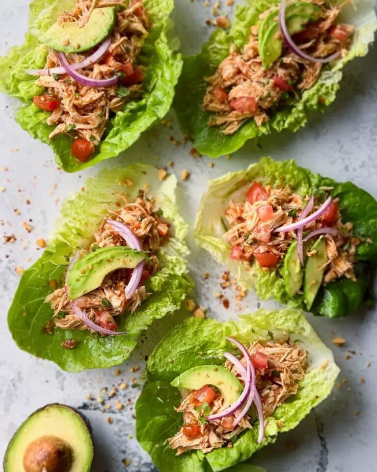 Buffalo Chicken Lettuce Boats Recipe