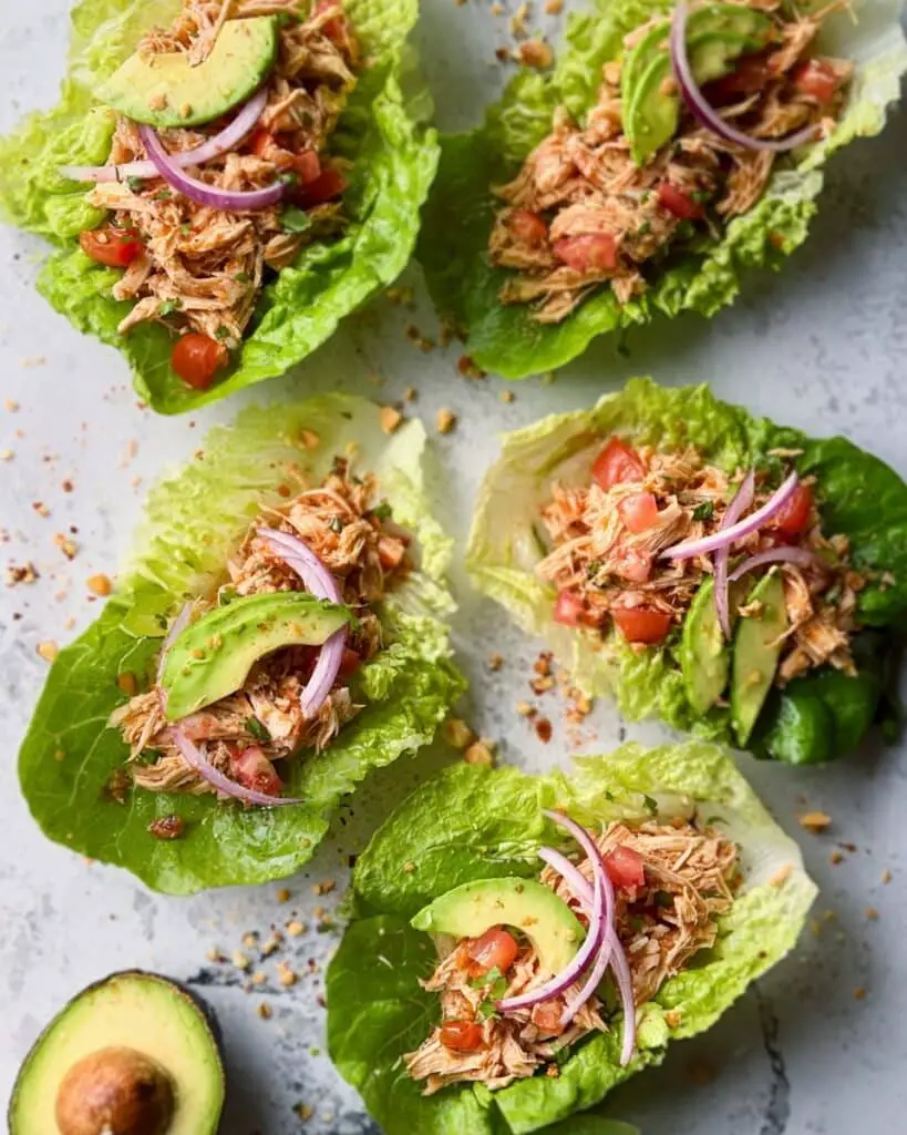 Buffalo Chicken Lettuce Boats Recipe