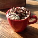 Hot Chocolate with Peppermint Whipped Cream Recipe