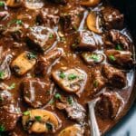 Slow Cooker Beef Tips and Vegetables Recipe