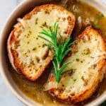 Easy Crockpot French Onion Soup Inspired by Pioneer Woman Recipe