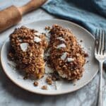 Pecan Chicken with Blue Cheese Sauce Recipe