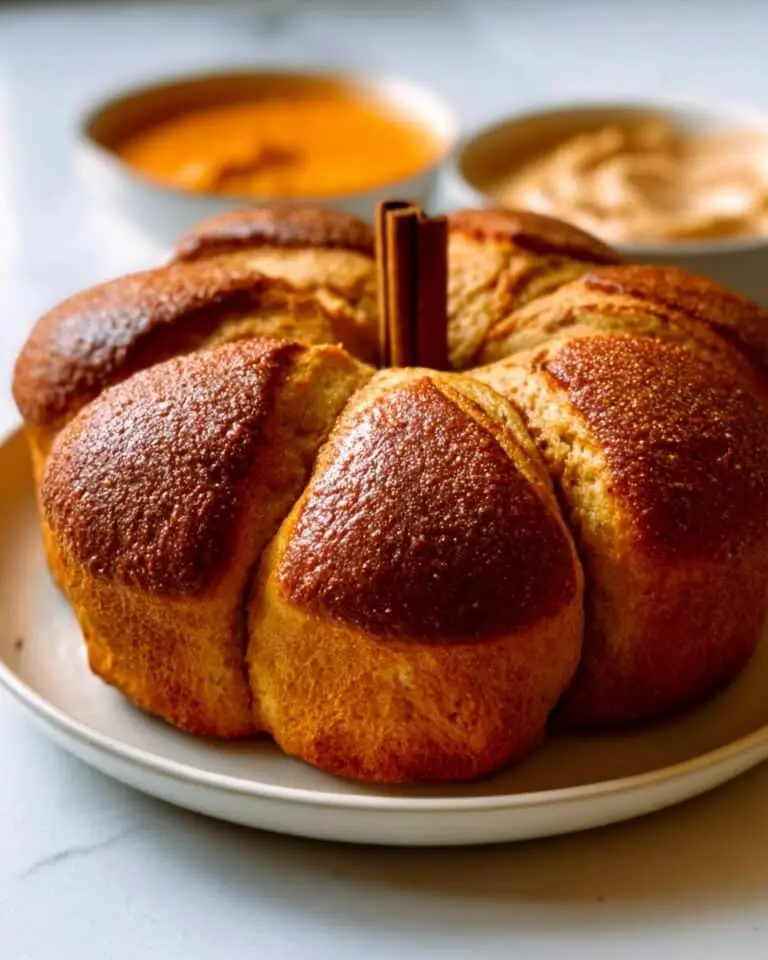 Easy Pumpkin-Shaped Bread Recipe
