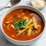 Keto Chicken Tortilla Soup Recipe