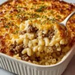 Cheesy Ground Beef Rice Casserole Recipe