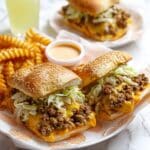 Baked Sesame Flatbread with Spiced Minced Meat Recipe