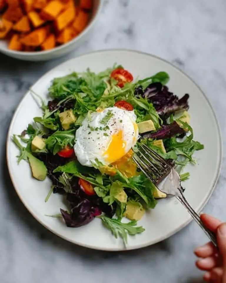 Barley Breakfast Salad with Avocado and Egg Recipe