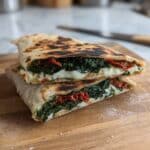 Barley, Spinach, and Feta Breakfast Wrap Recipe