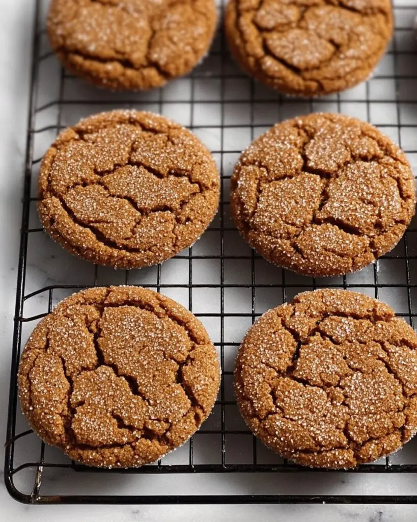 Molasses Crinkle Cookies Recipe