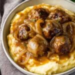 French Onion Meatballs in Crock Pot Recipe