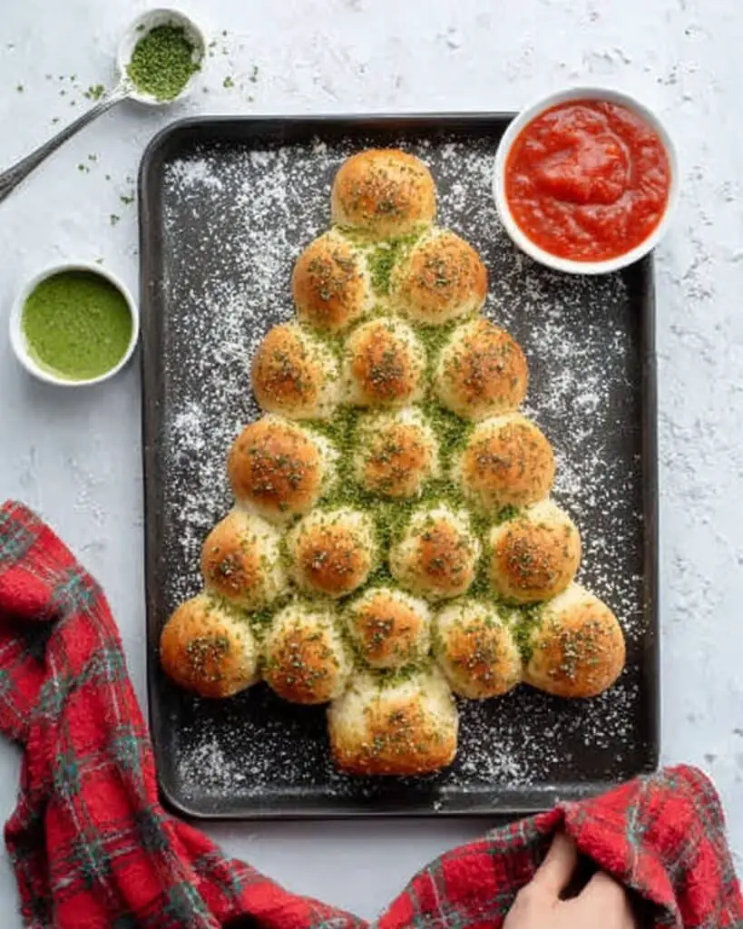 Festive Christmas Tree Pesto Puff Pastry Recipe