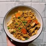 Chicken Stir Fry with Shirataki Noodles in a Savory Soy-Ginger Sauce Recipe