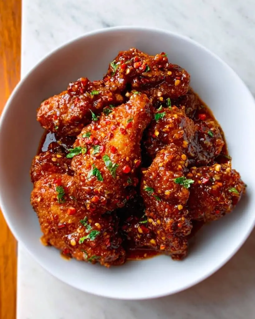Korean BBQ Chicken Wings Recipe