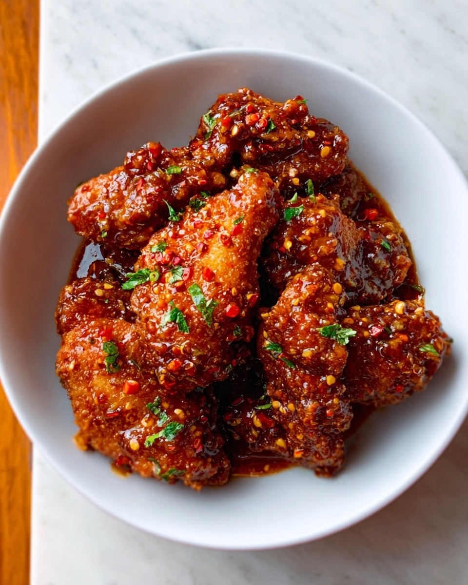 Korean BBQ Chicken Wings Recipe