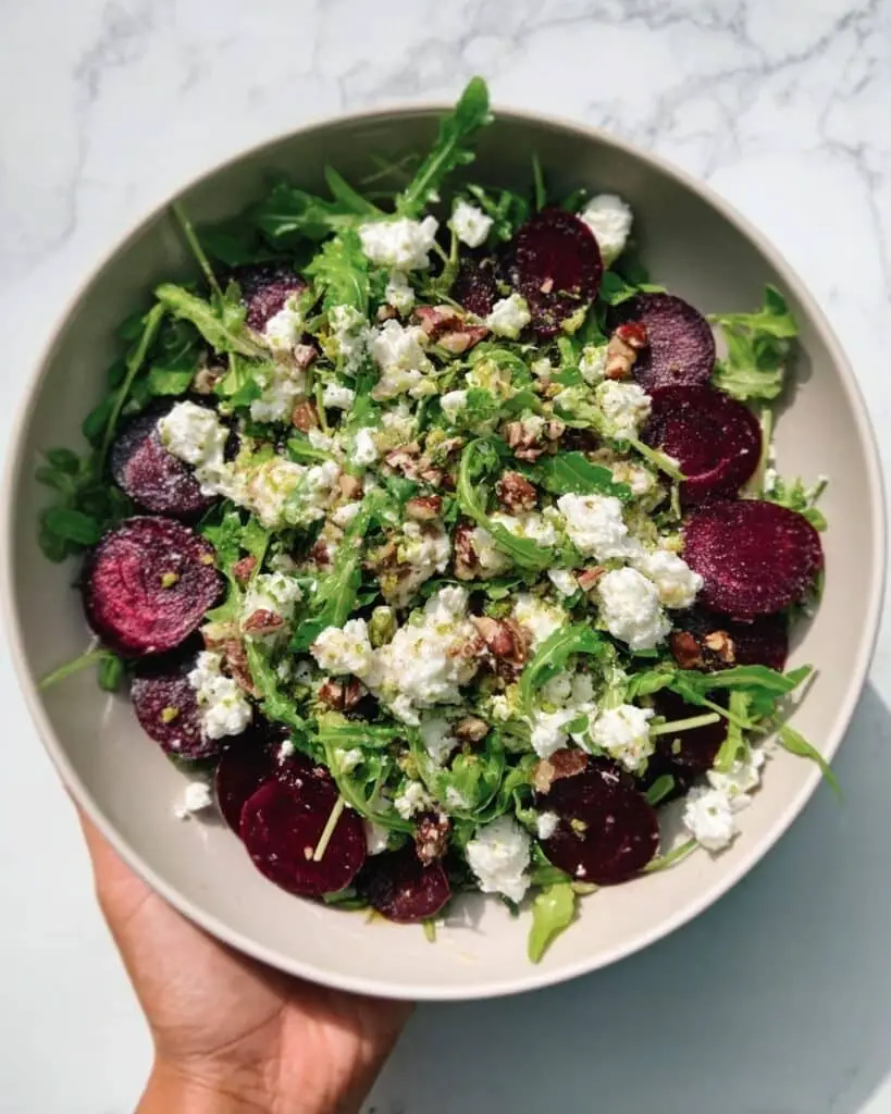 Roasted Beet and Goat Cheese Salad Recipe