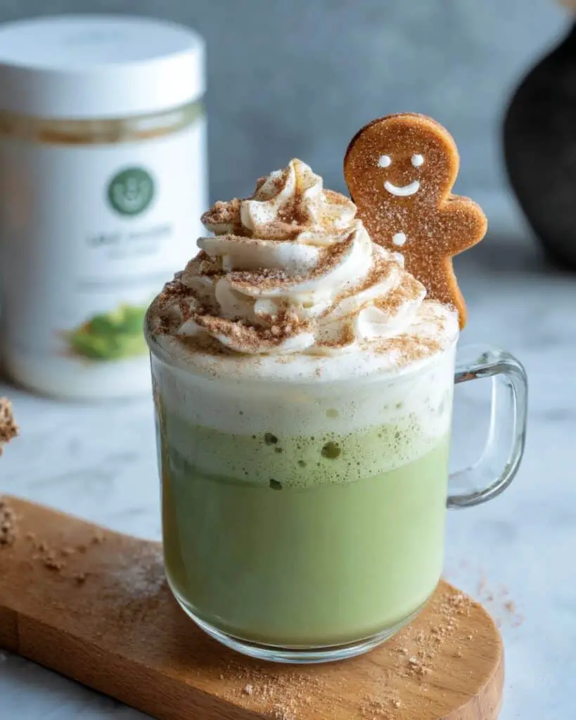 Gingerbread Matcha Latte Recipe