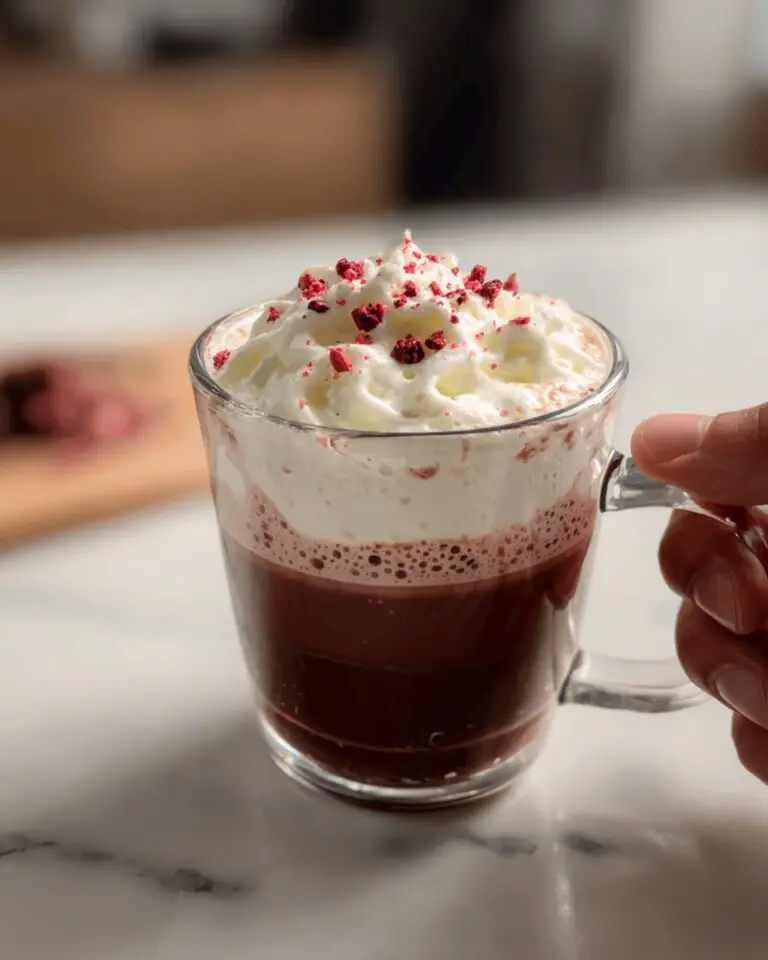 Cozy Red Velvet Latte Recipe