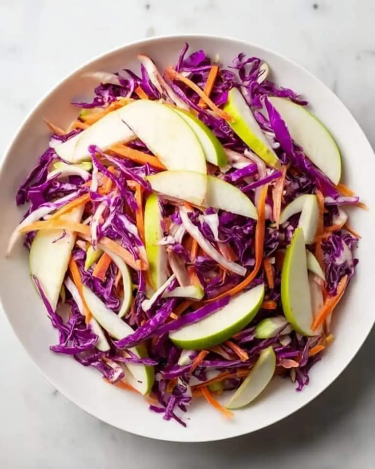 Apple Pear Slaw with Honey-Lemon Dressing Recipe