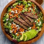 Hearty Steak and Roasted Butternut Squash Salad with Balsamic Dressing Recipe