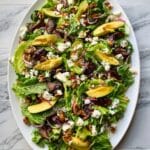 Fresh Peach Salad with Port Wine Vinaigrette Recipe
