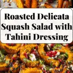 Delicata Squash Salad with Tahini Dressing Recipe
