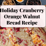 Cranberry Orange Walnut Loaf Recipe