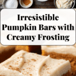 Pumpkin Bars with Cream Cheese Frosting Recipe