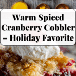 Spiced Cranberry Cobbler Recipe