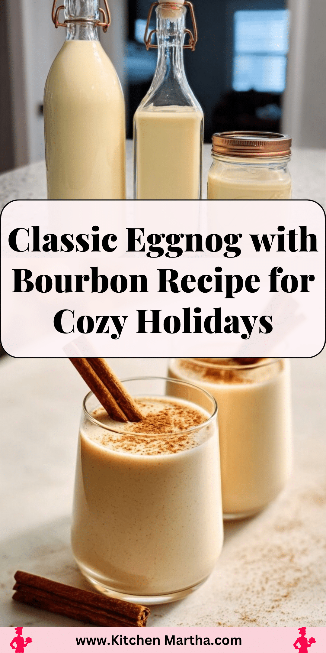 Eggnog with Bourbon: Festive Holiday Cocktail to Warm Your Spirits