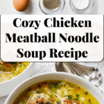 Chicken Meatball Noodle Soup Recipe