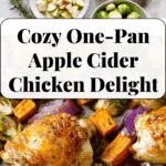 One-Pan Apple Cider Chicken and Brussels Sprouts Recipe