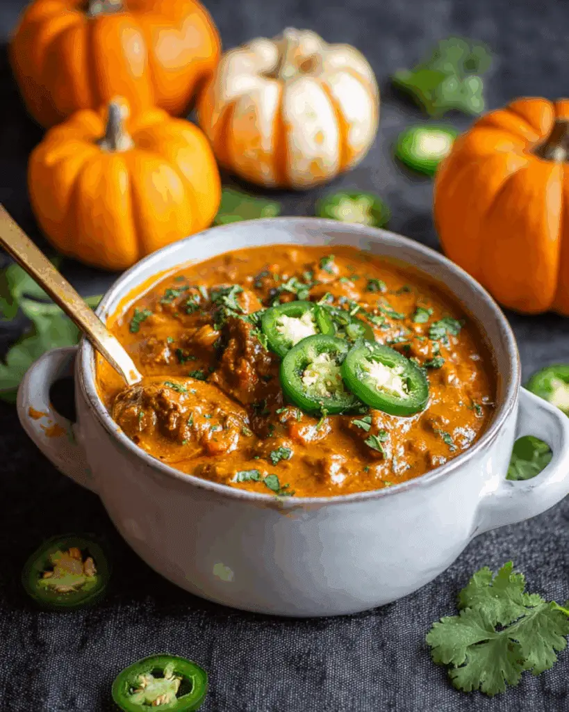 Pumpkin Chicken Chili Recipe