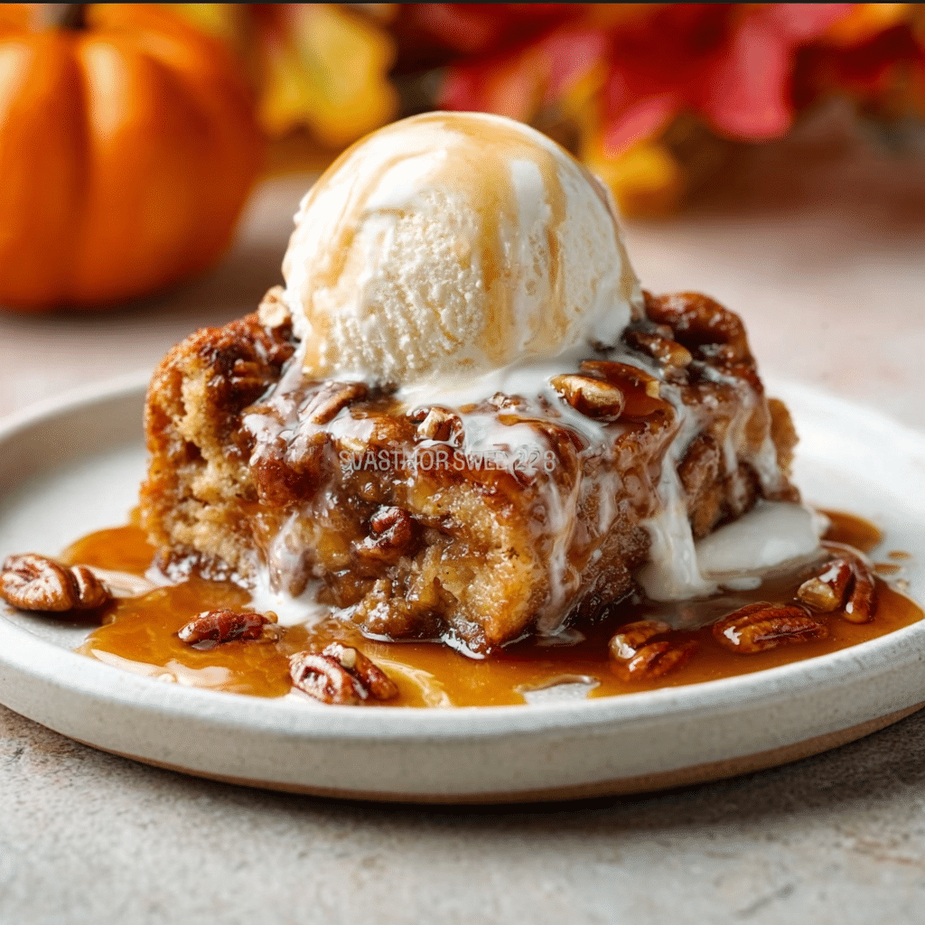 Pumpkin Bread Pudding Recipe - Recipe Image