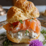 Savoury Choux Buns with Smoked Salmon Recipe