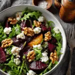 Roasted Beetroot Salad with Feta and Walnuts Recipe