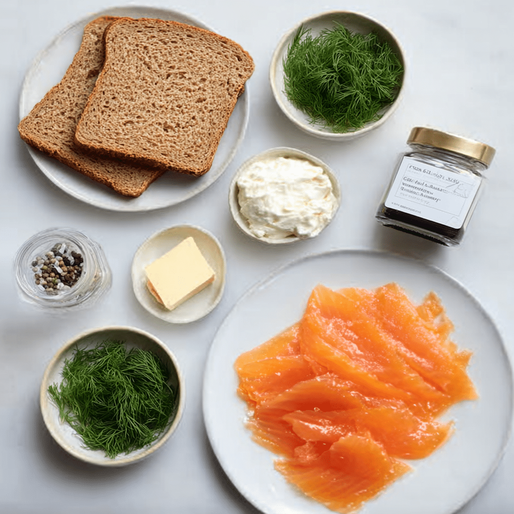 Smoked Salmon Canapés Recipe - Recipe Image