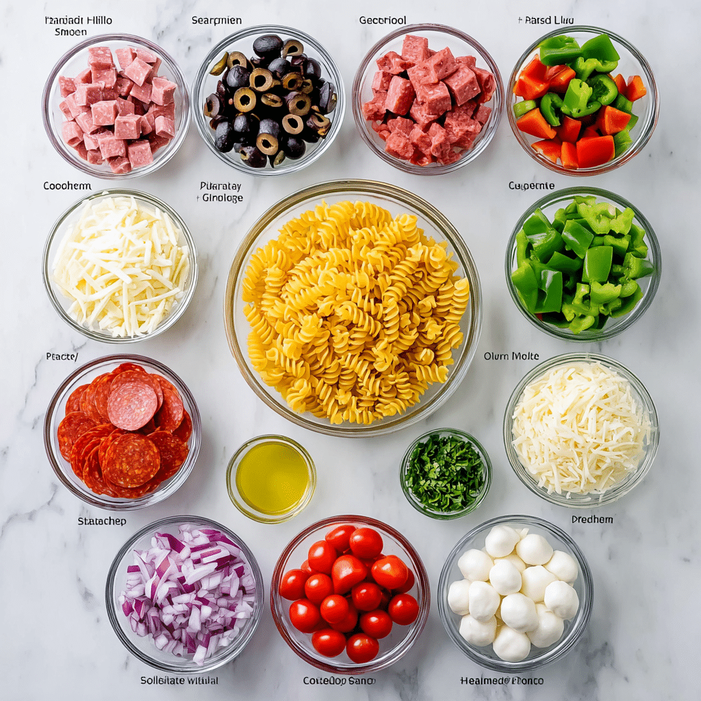 Italian Pasta Salad Recipe - Recipe Image