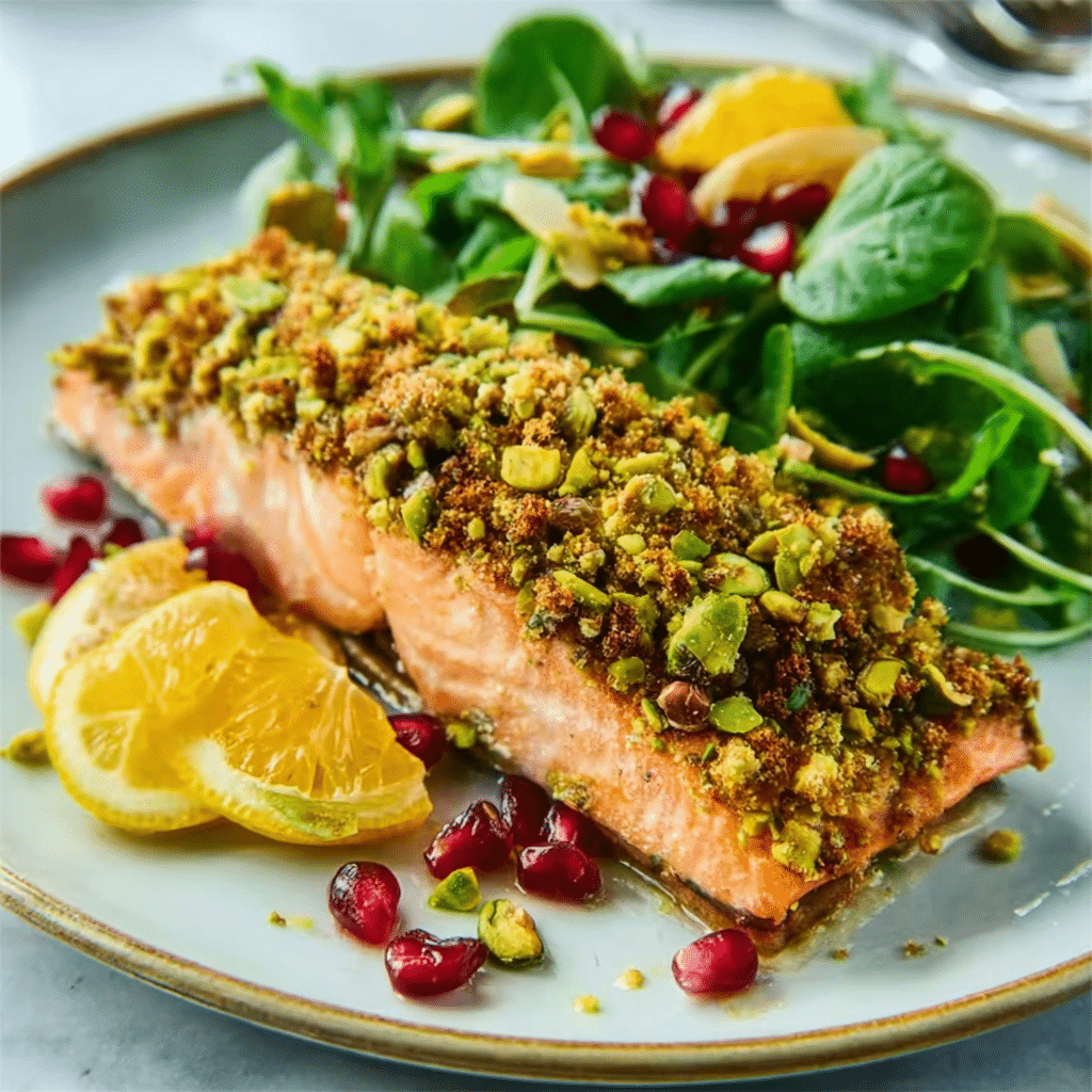 Harvest Maple Mustard Salmon Salad Recipe - Recipe Image