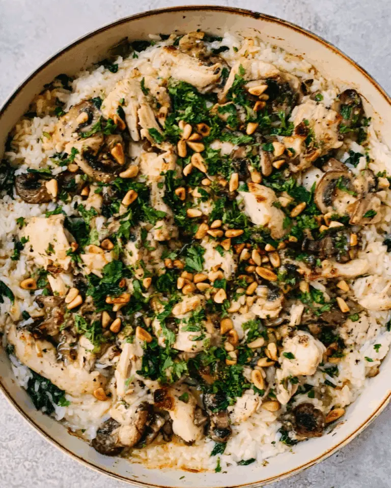 Creamy Chicken and Mushroom Risotto Recipe