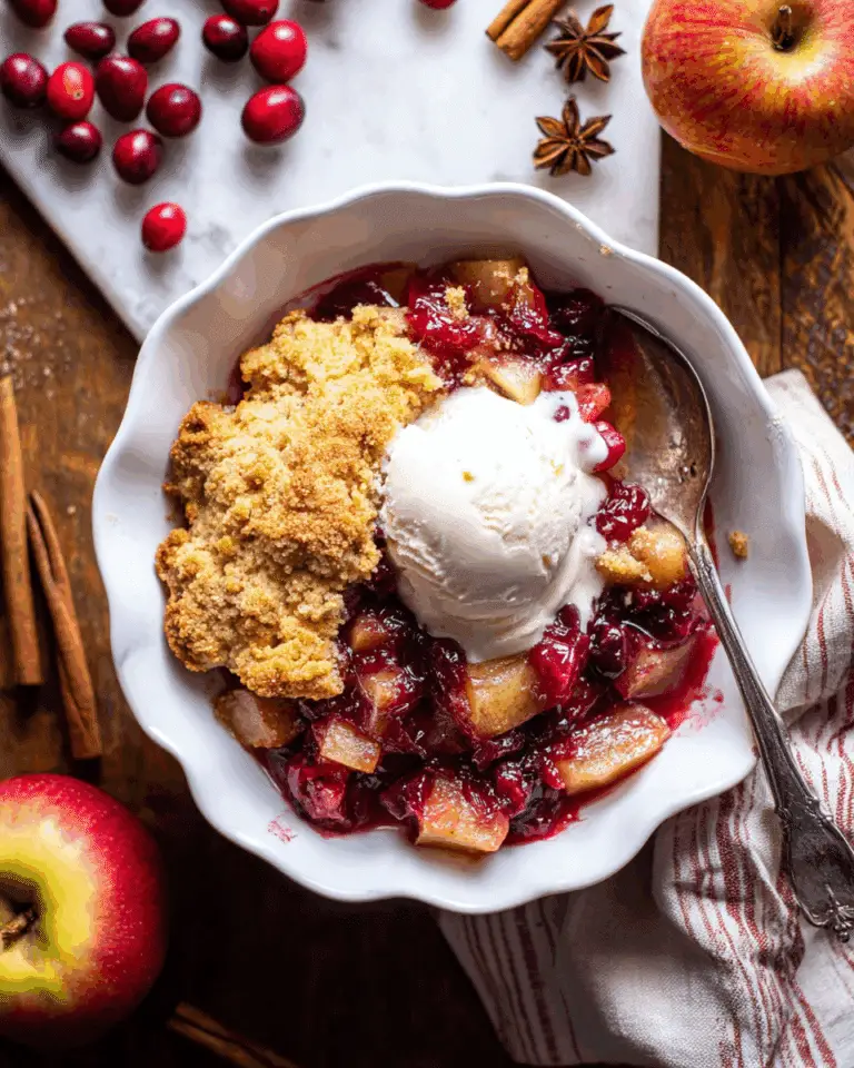 Spiced Cranberry Cobbler Recipe