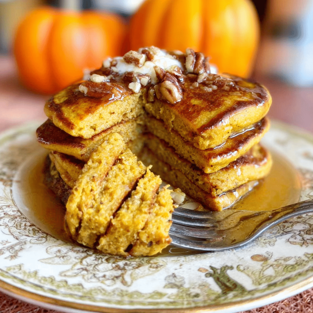 Fluffy Pumpkin Pancakes Recipe - Recipe Image